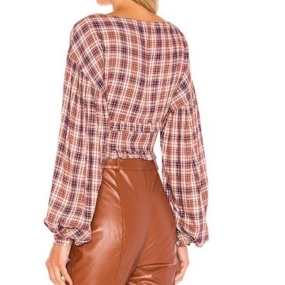 Majorelle Asa Plaid Long Sleeve Top - Picture 2 of 11